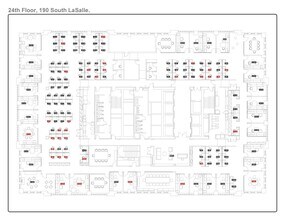 190 S La Salle St, Chicago, IL for lease Floor Plan- Image 1 of 13