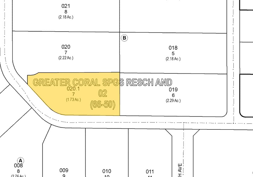 12411-12433 NW 35th St, Coral Springs, FL à louer - Plan cadastral - Image 2 de 22