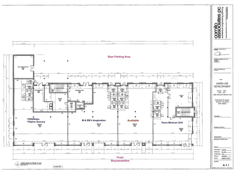 1255 Stuyvesant Ave, Union, NJ for lease - Floor Plan - Image 2 of 4