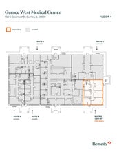 3 S Greenleaf Ave, Gurnee, IL à louer Plan d’étage- Image 1 de 1