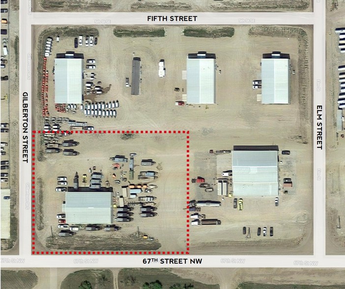 601 Gilbertson St SE, Tioga, ND for lease - Aerial - Image 2 of 13