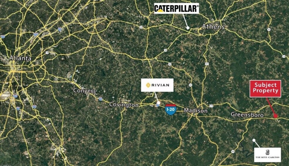 3340 Highway 77 S, Greensboro, GA for sale - Aerial - Image 2 of 2