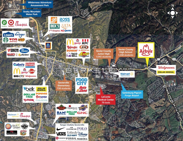 1528 Dolly Parton Pkwy, Sevierville, TN à vendre - Photo du bâtiment - Image 3 de 3