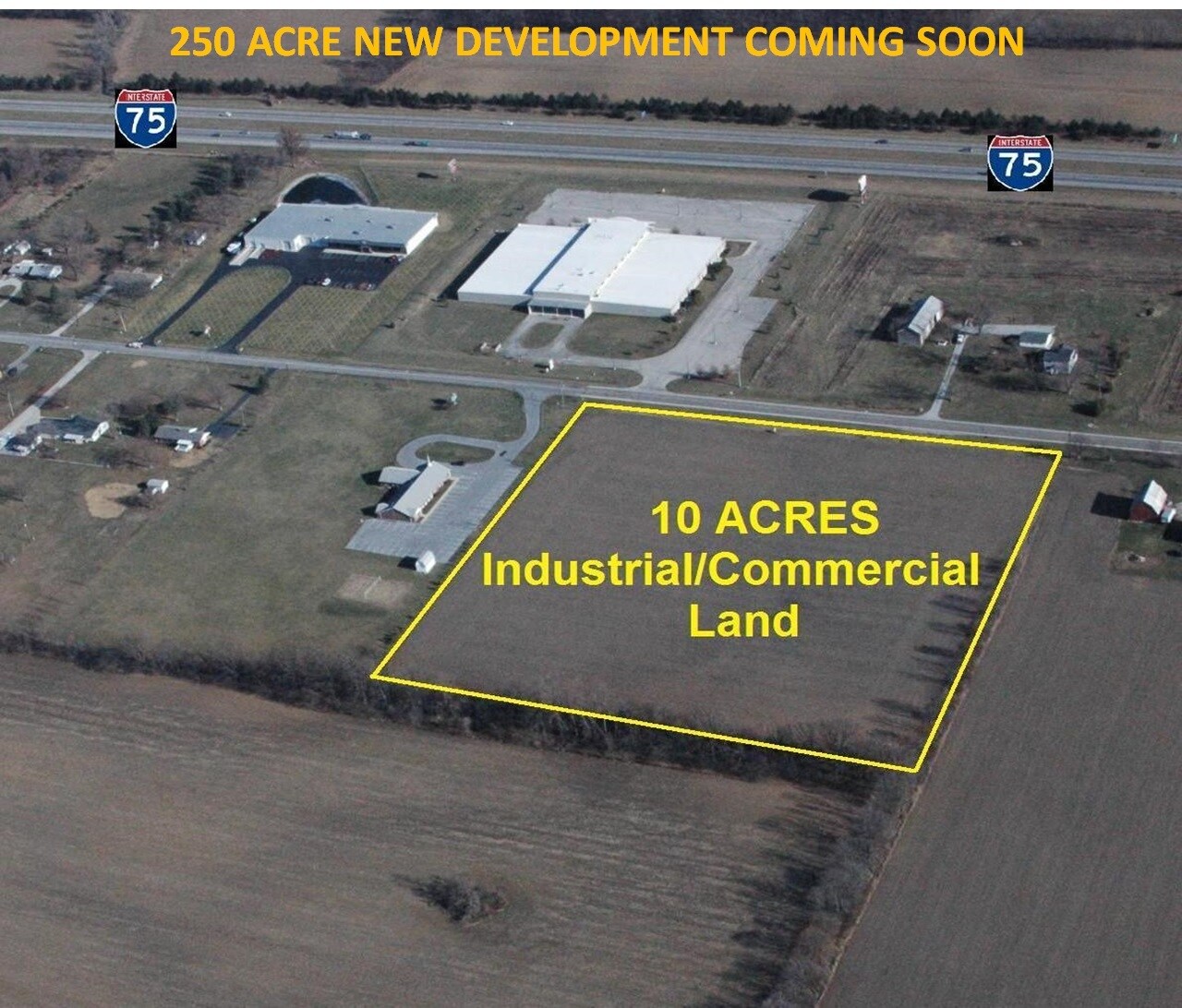 S Dixie Hwy, Cridersville, OH à vendre Aérien- Image 1 de 3