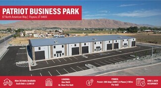 Plus de détails pour 87 American Way, Payson, UT - Industriel à louer