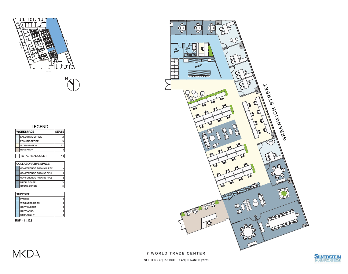 7 World Trade Center, New York, NY for lease Floor Plan- Image 1 of 1