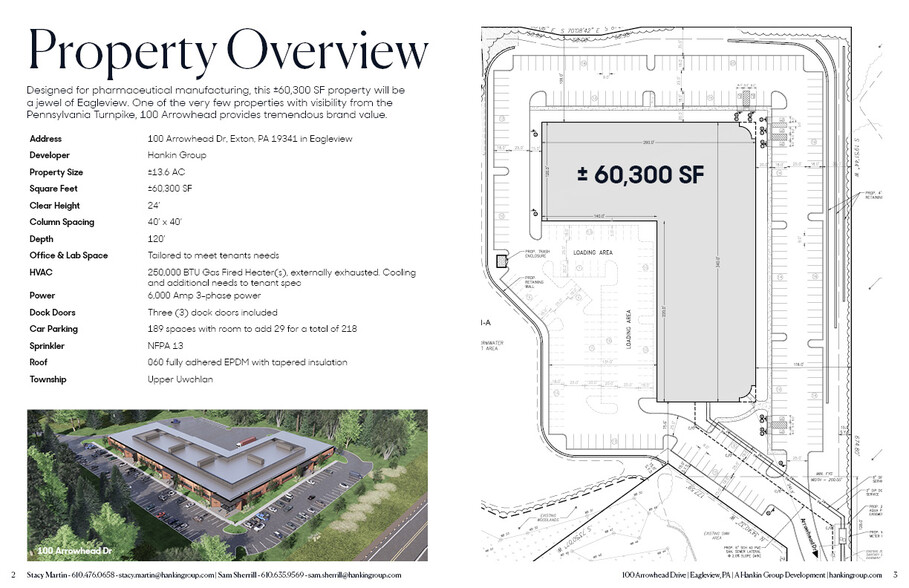 100 Arrowhead Dr, Exton, PA à louer - Plan de site - Image 3 de 3