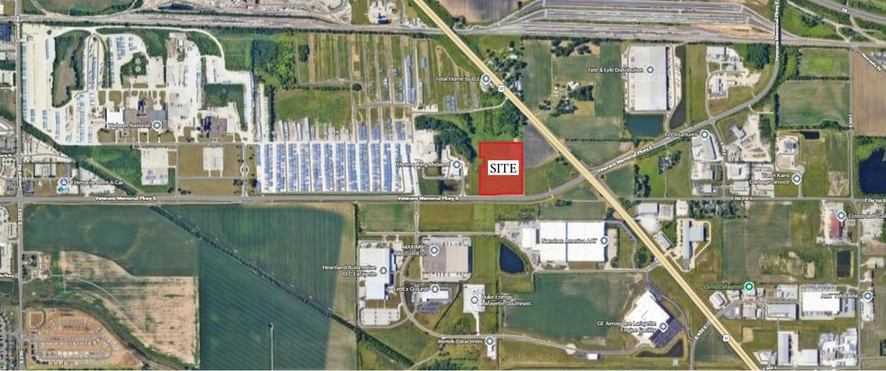 3950 Veterans Memorial Pkwy S, Lafayette, IN à vendre - Aérien - Image 2 de 2