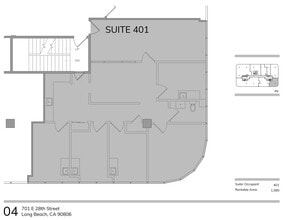 701 E 28th St, Long Beach, CA à louer Plan de site- Image 1 de 1