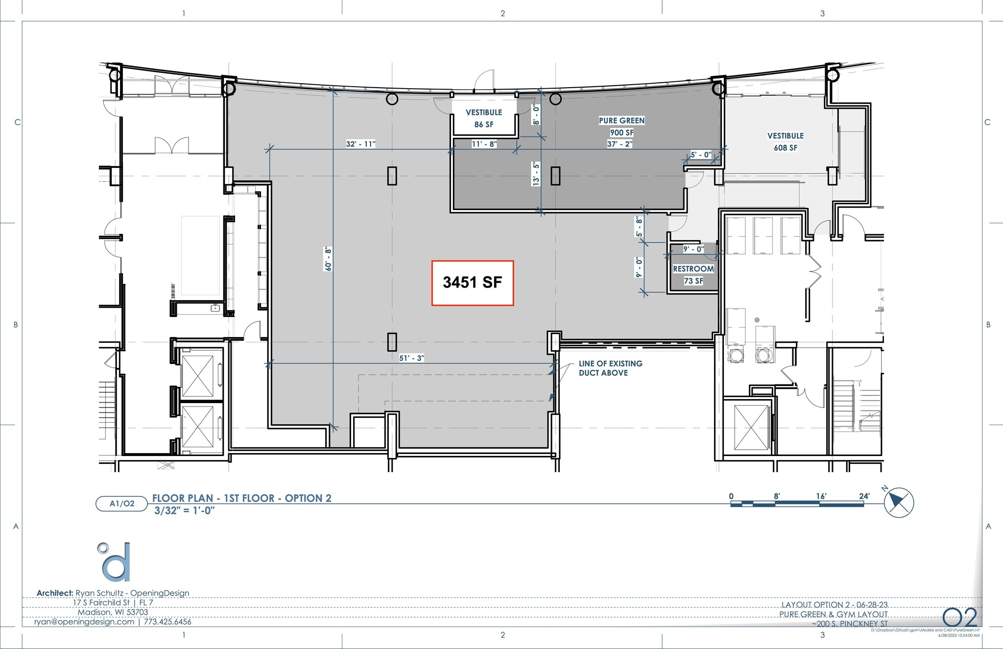216 S Pinckney St, Madison, WI à louer Plan de site- Image 1 de 1