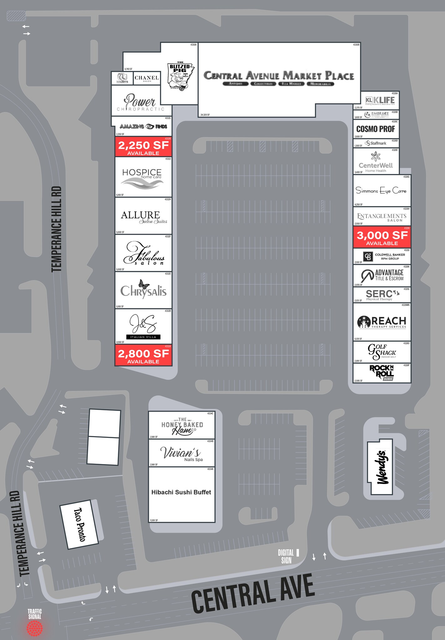 4332 Central Ave, Hot Springs, AR for lease Site Plan- Image 1 of 1