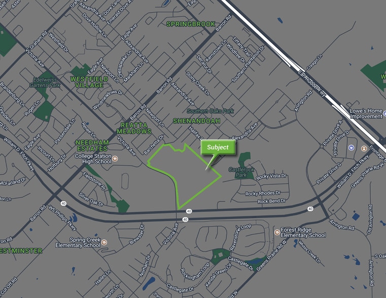 Nec Of Victoria Avenue & William D Fitch, College Station, TX à vendre - Autre - Image 3 de 3