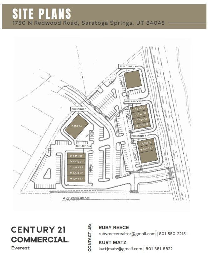 1750 N Redwood Rd, Saratoga Springs, UT for lease Site Plan- Image 1 of 1
