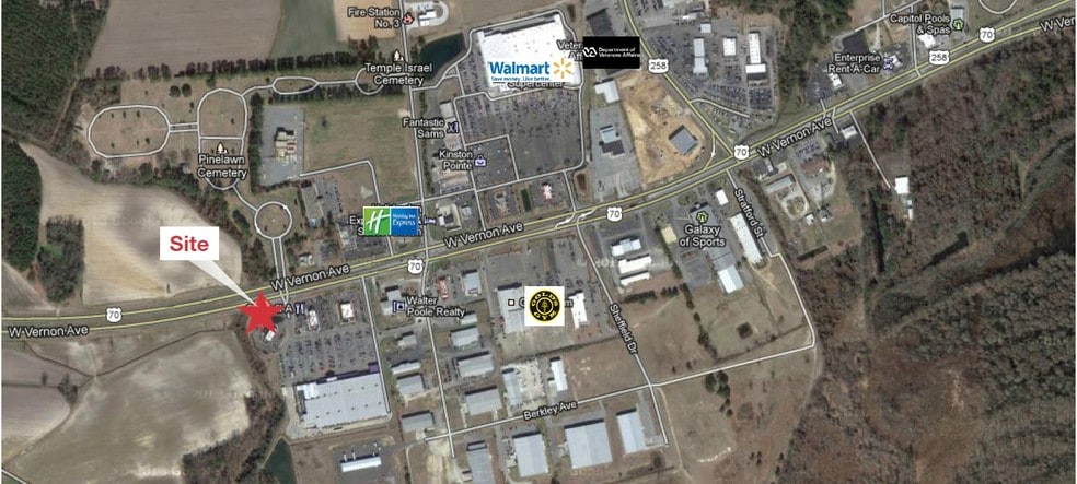 4535 US Highway 70 W, Kinston, NC à louer - Aérien - Image 3 de 4