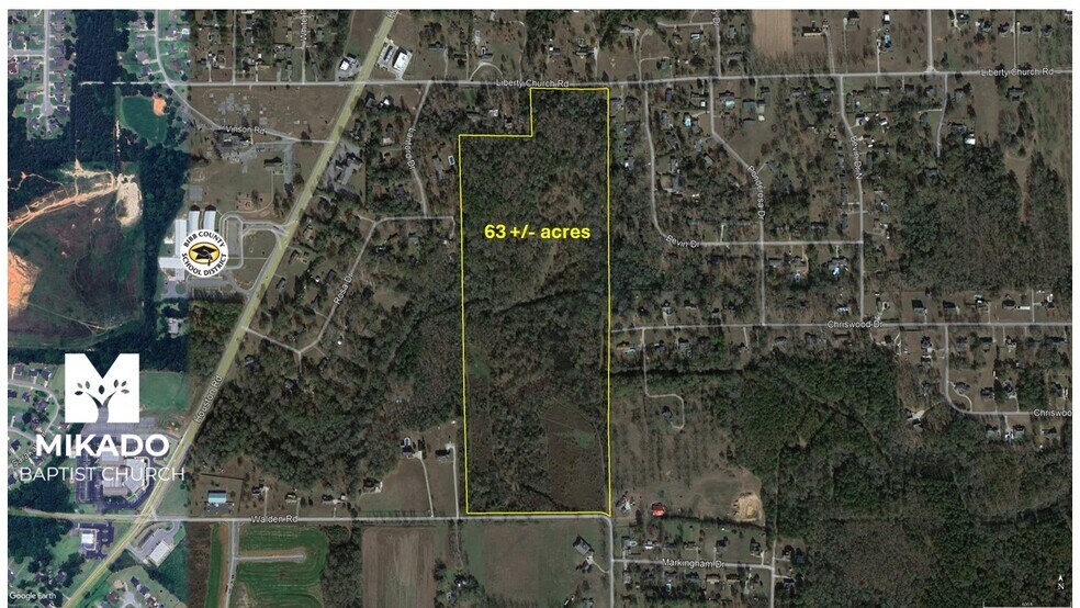 3619 Walden Rd, Macon-Bibb, GA for sale - Aerial - Image 1 of 2