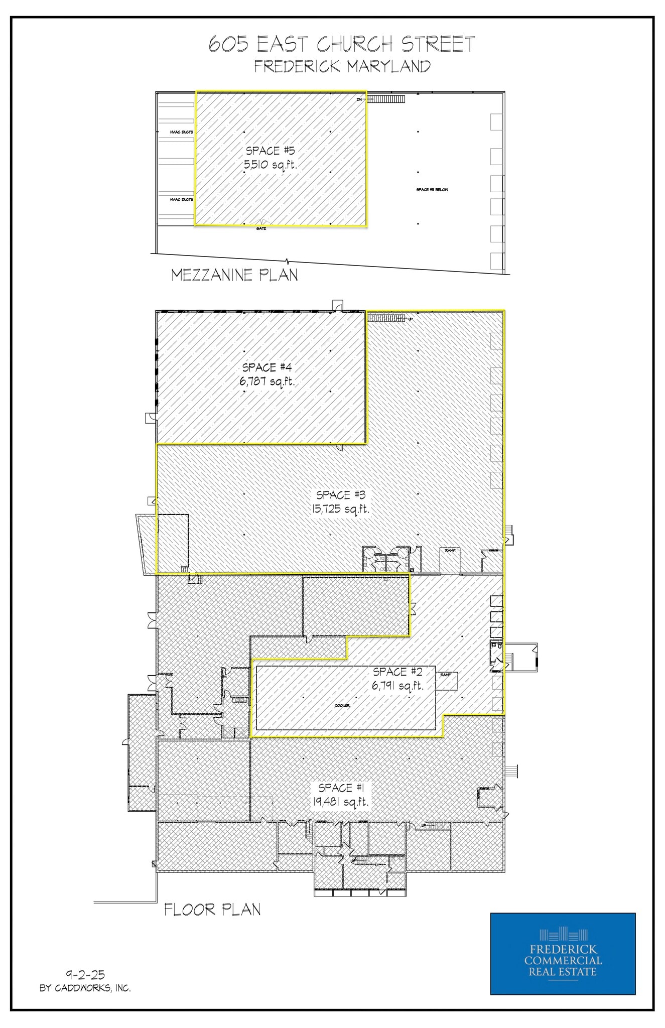 605 E Church St, Frederick, MD à louer Plan de site- Image 1 de 20