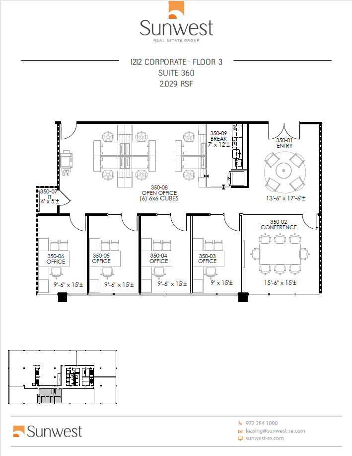 1212 Corporate Dr, Irving, TX à louer Plan d  tage- Image 1 de 1