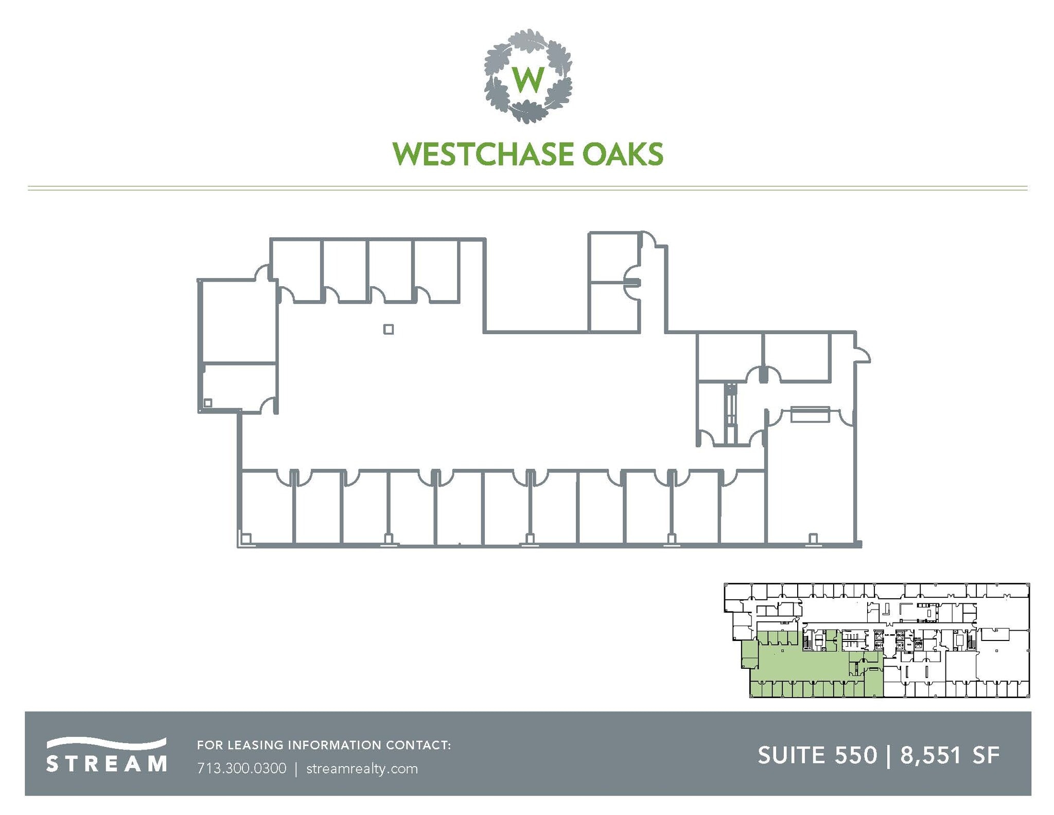 10111 Richmond Ave, Houston, TX à louer Plan d’étage- Image 1 de 1