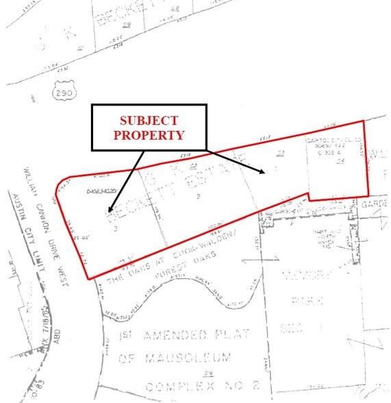 Hwy 290, Austin, TX à vendre - Plan cadastral - Image 2 de 6