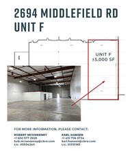 2682 Middlefield Rd, Redwood City, CA for lease Floor Plan- Image 1 of 1