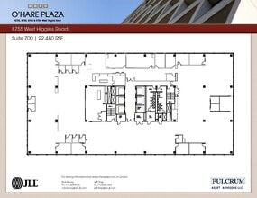 8725 W Higgins Rd, Chicago, IL à louer Plan d’étage- Image 1 de 1