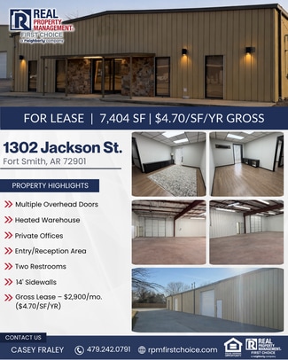 More details for 1302 Jackson St, Fort Smith, AR - Industrial for Lease