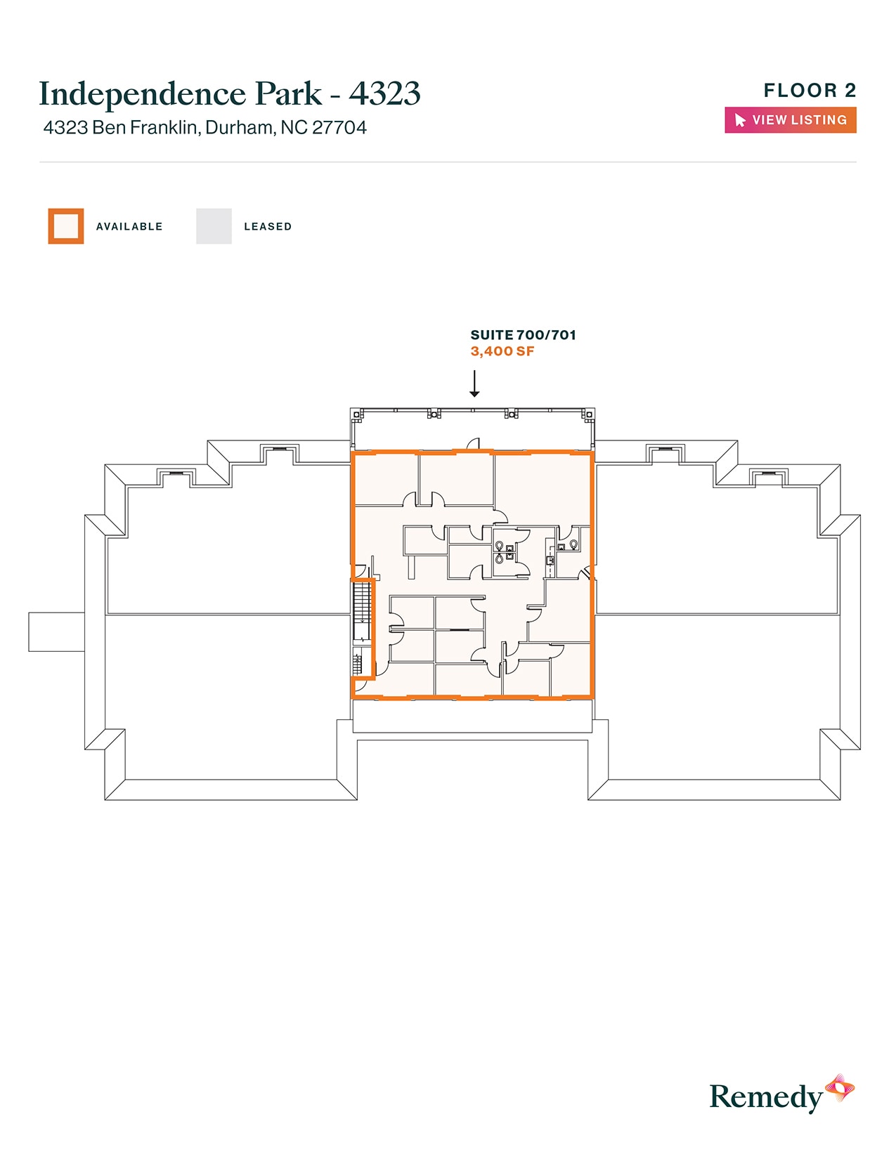 4323 Ben Franklin Blvd, Durham, NC for lease Floor Plan- Image 1 of 1