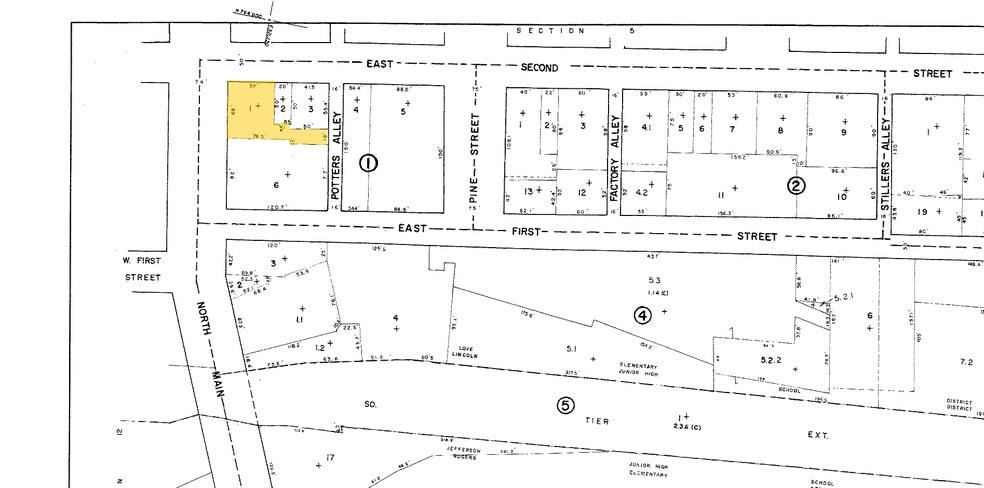 2-6 E 2nd St, Jamestown, NY for lease - Plat Map - Image 2 of 34