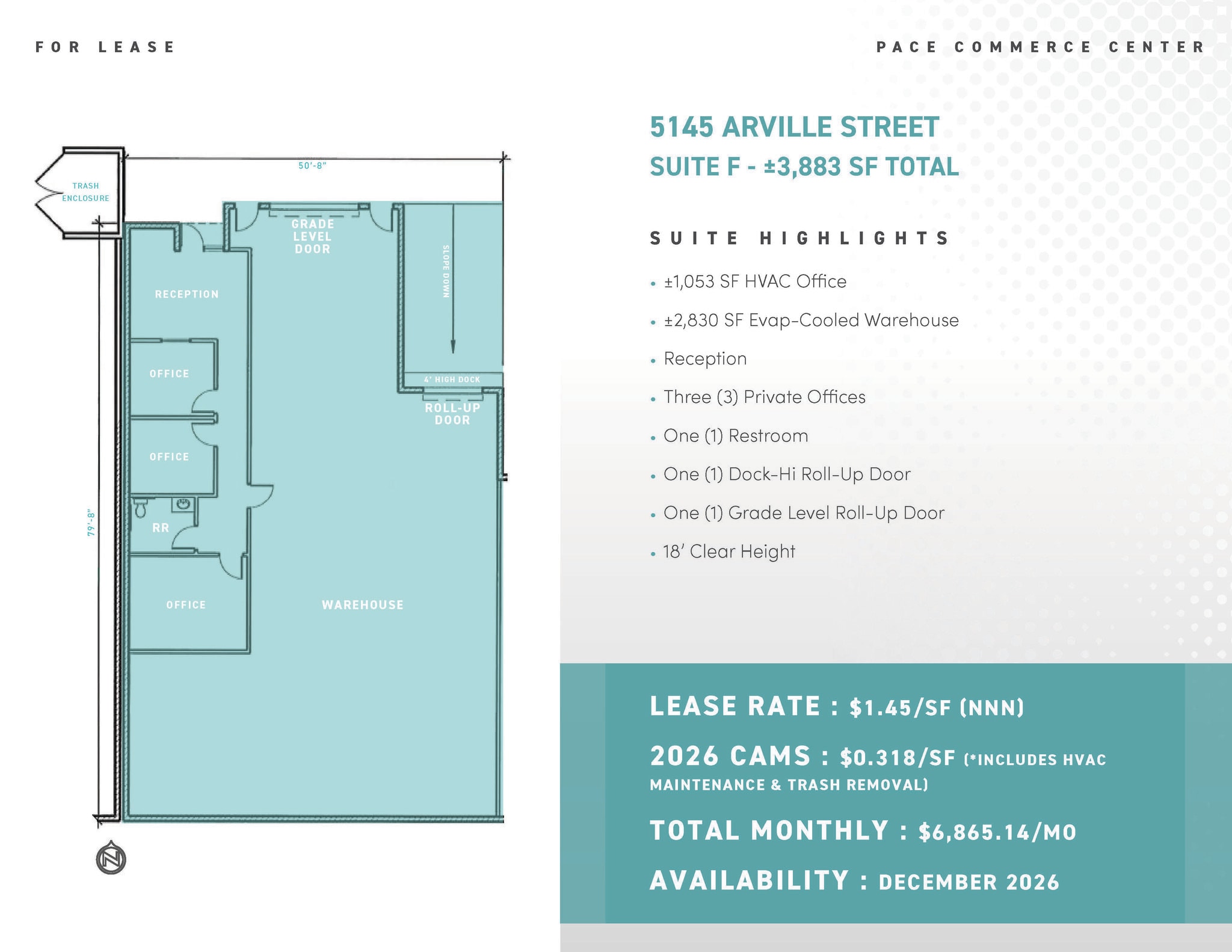 5140 Rogers St, Las Vegas, NV for lease Floor Plan- Image 1 of 1