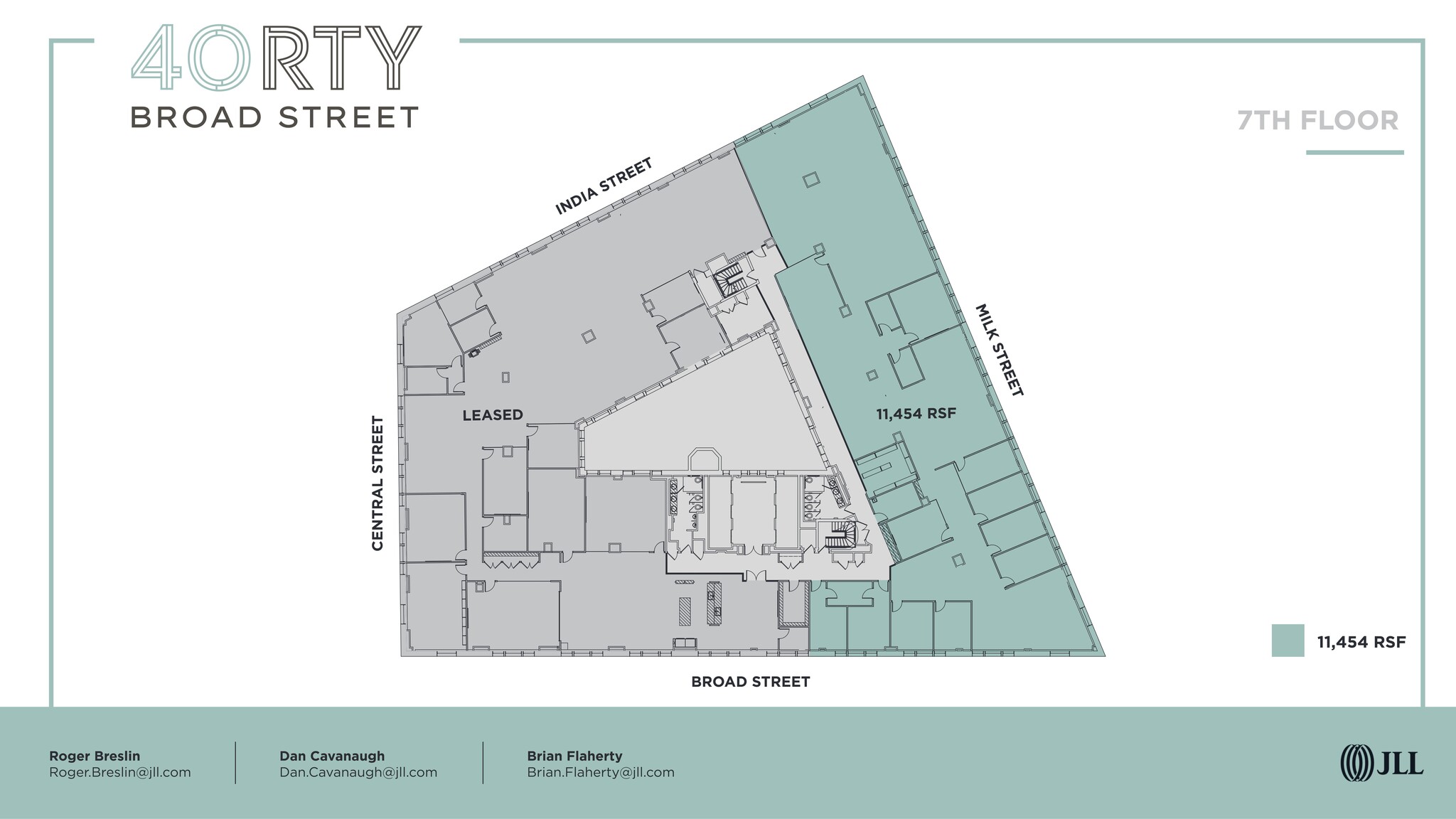 40 Broad St, Boston, MA à louer Plan de site- Image 1 de 1