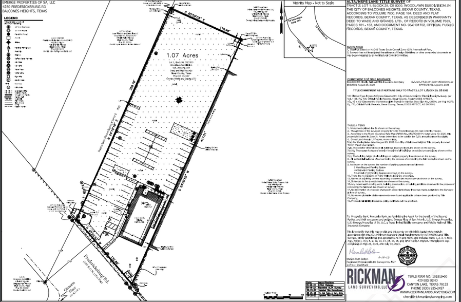 4250 Fredericksburg Rd, San Antonio, TX à louer - Plan de site - Image 3 de 3