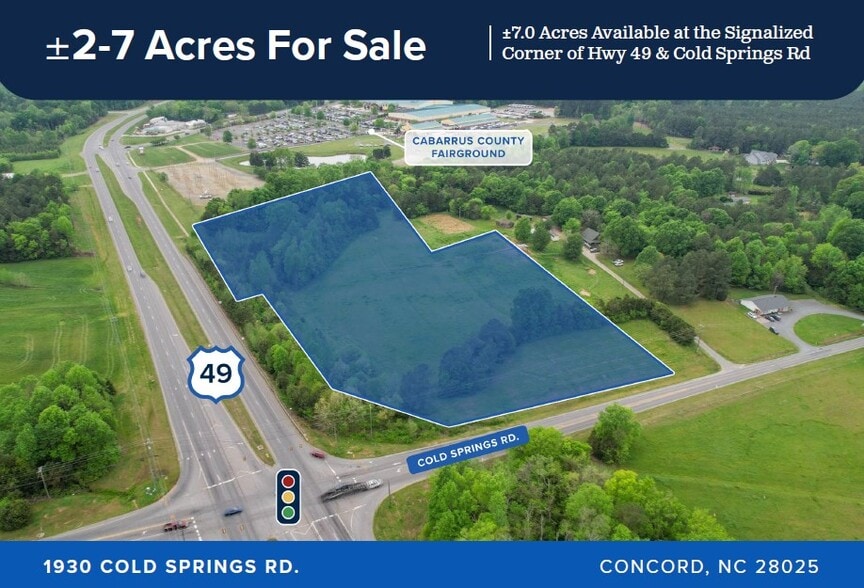 1930 Cold Springs Rd, Concord, NC for sale - Building Photo - Image 1 of 12