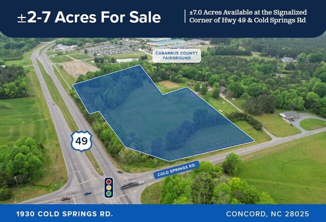 More details for 1930 Cold Springs Rd, Concord, NC - Land for Sale