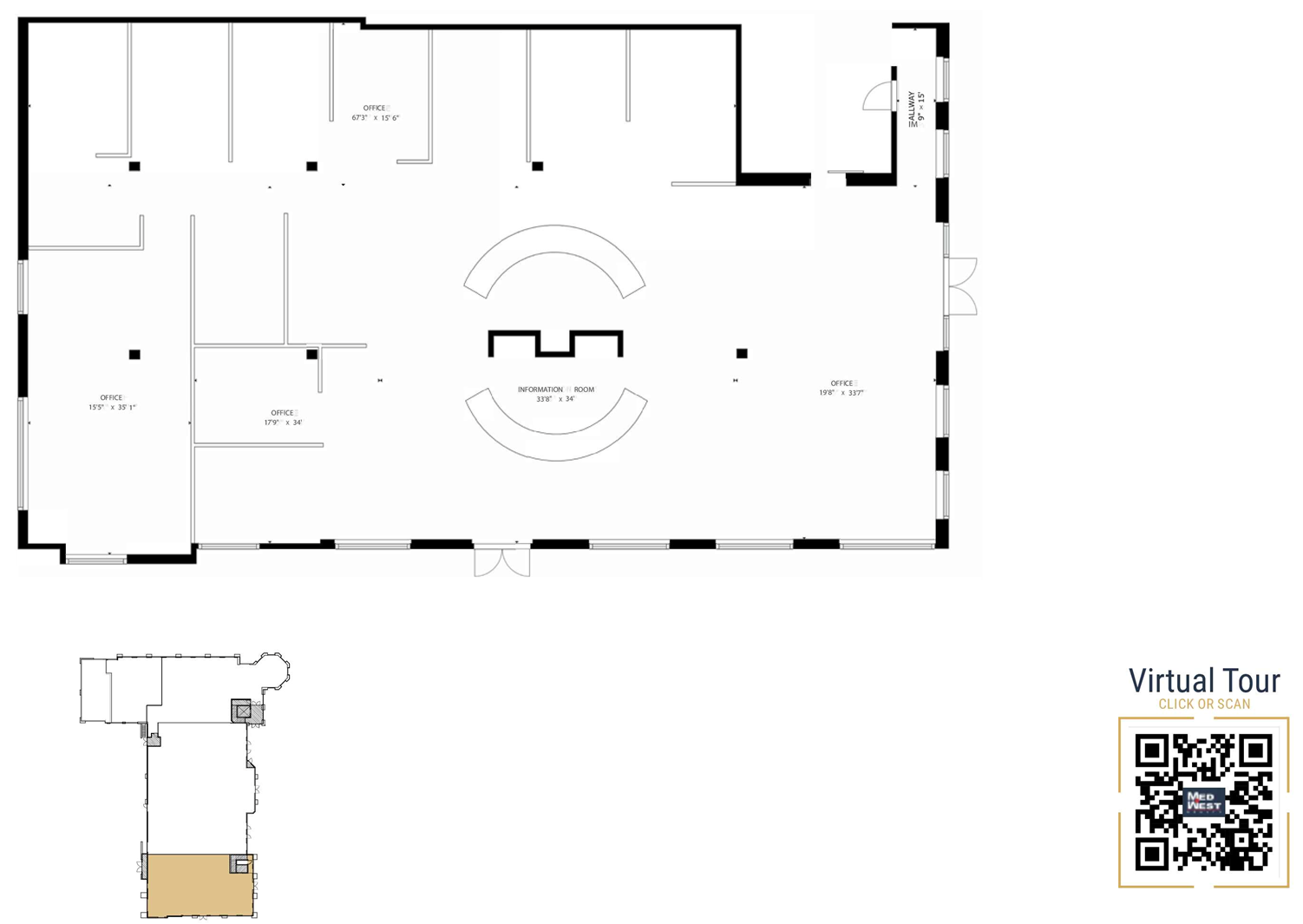 499 N El Camino Real, Encinitas, CA à louer Plan d’étage- Image 1 de 2