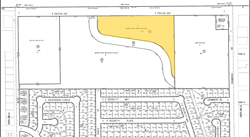 SEC Colfax & Sable, Aurora, CO for sale - Plat Map - Image 2 of 2
