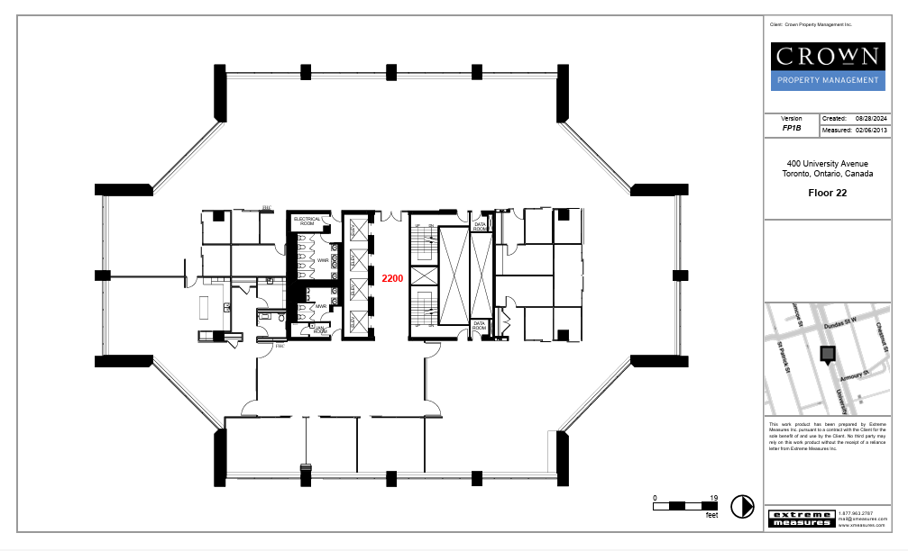 400 University Ave, Toronto, ON for lease Floor Plan- Image 1 of 1