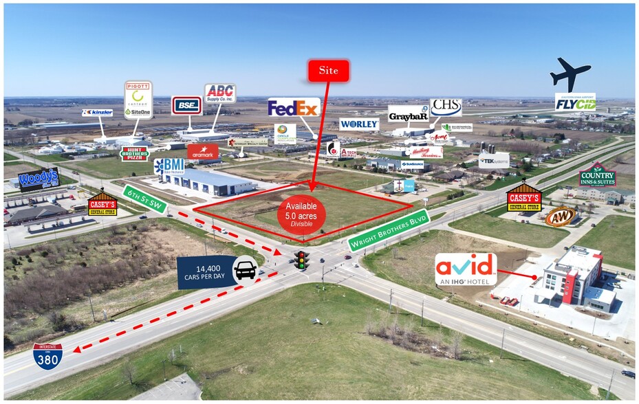 645 Wright Brothers Blvd, Cedar Rapids, IA à louer - Photo principale - Image 1 de 3