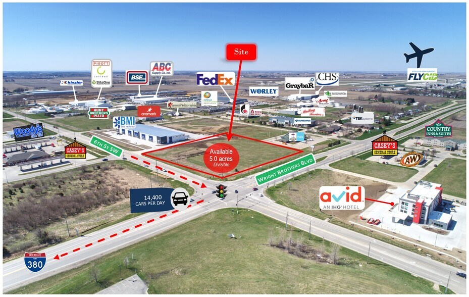 645 Wright Brothers Blvd, Cedar Rapids, IA for lease - Primary Photo - Image 1 of 3