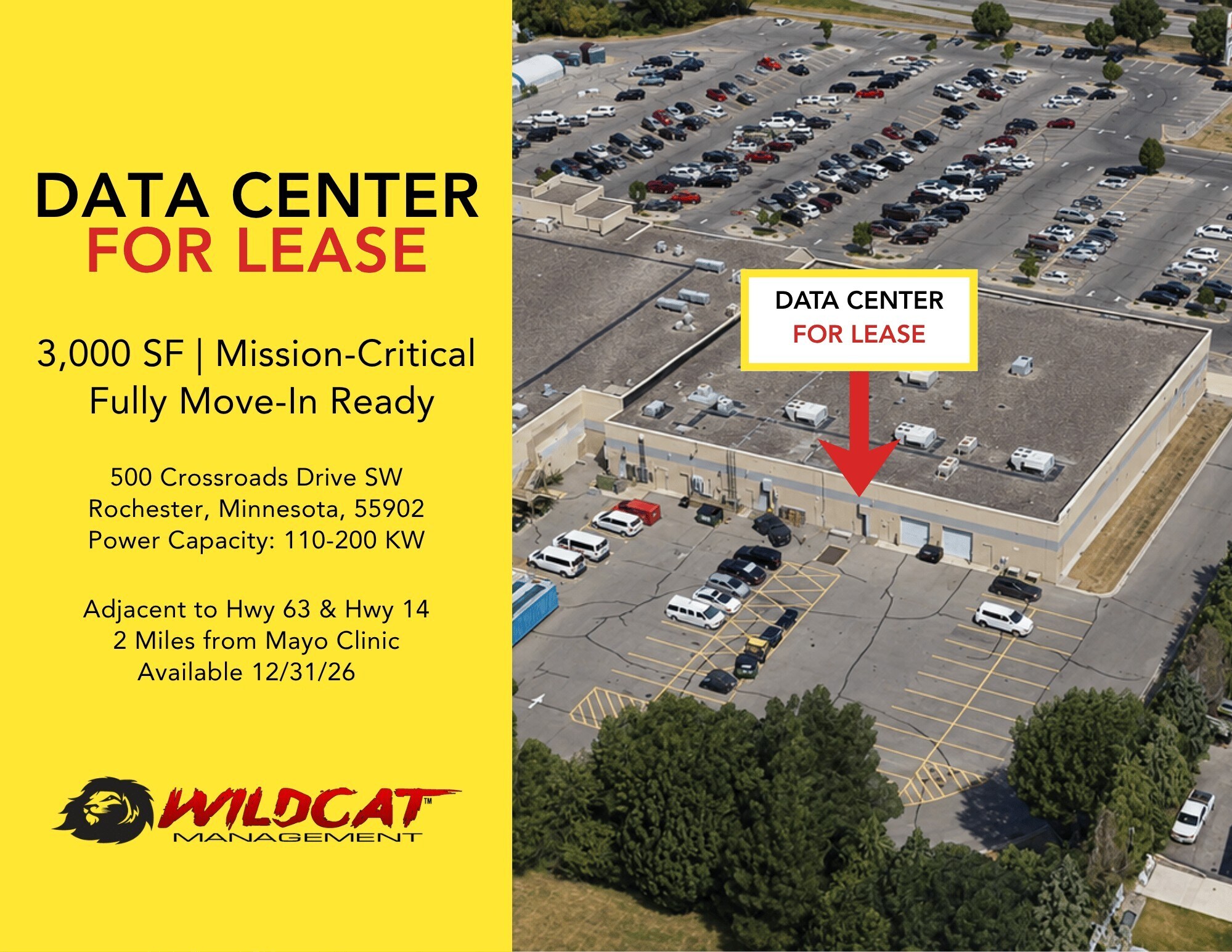 500 Crossroads Dr SW, Rochester, MN for lease Building Photo- Image 1 of 8