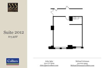333 N Michigan Ave, Chicago, IL for lease Floor Plan- Image 1 of 1
