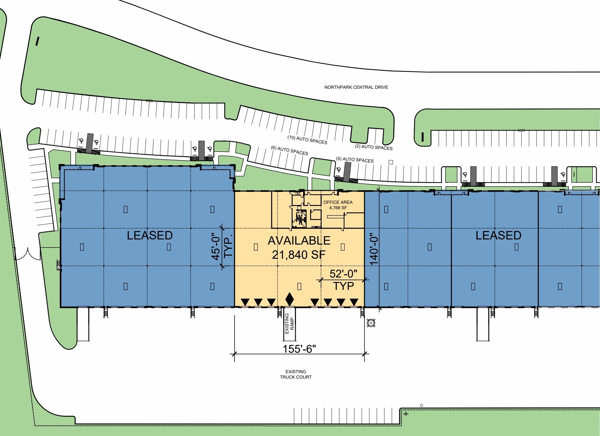 100 Northpark Central Dr, Houston, TX à louer Plan de site- Image 1 de 1