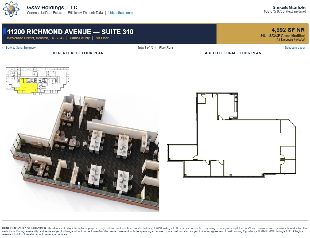11200 Richmond Ave, Houston, TX for lease Interior Photo- Image 1 of 3