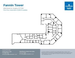6624 Fannin St, Houston, TX for lease Floor Plan- Image 1 of 1
