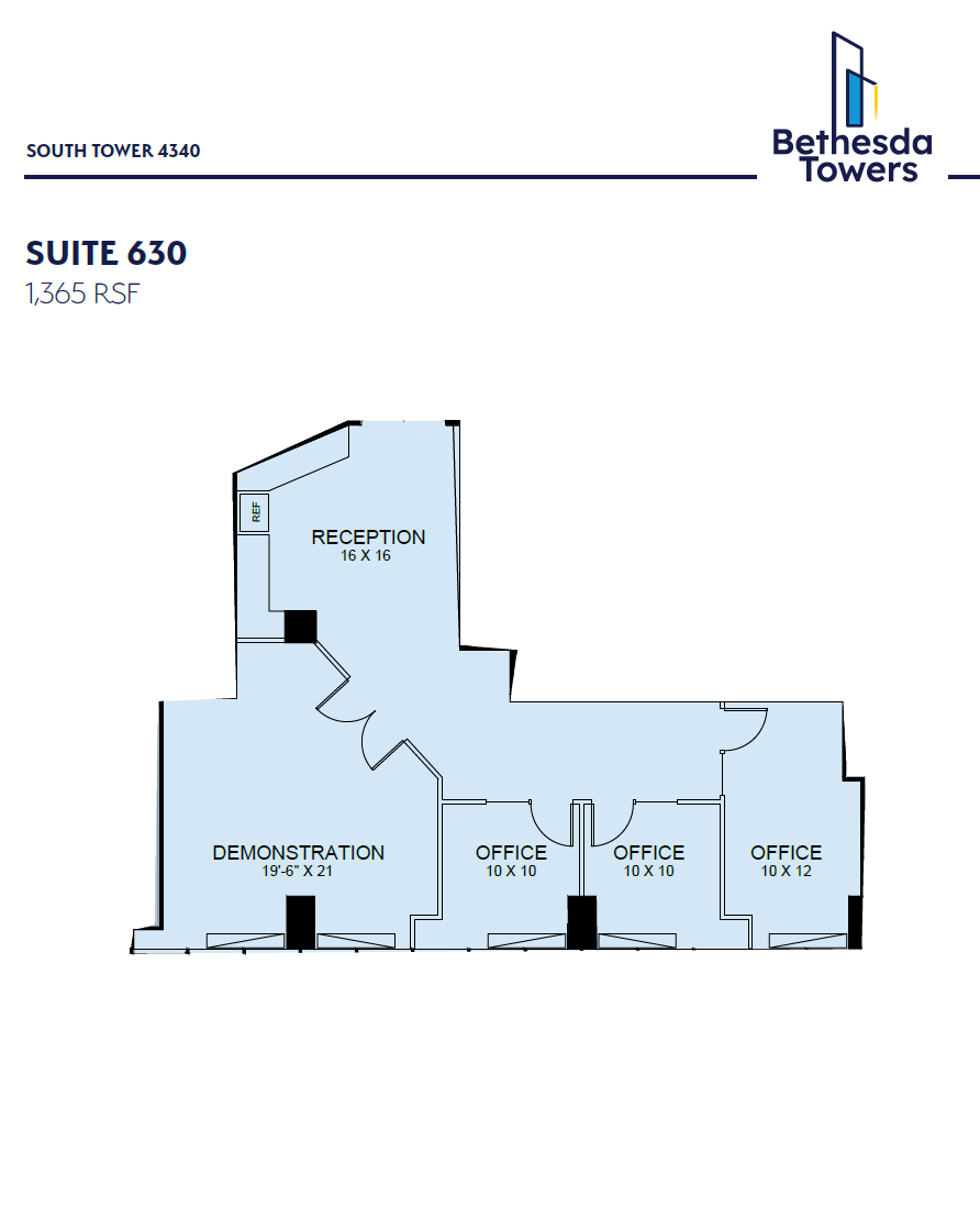4340 East-West Hwy, Bethesda, MD for lease Floor Plan- Image 1 of 1