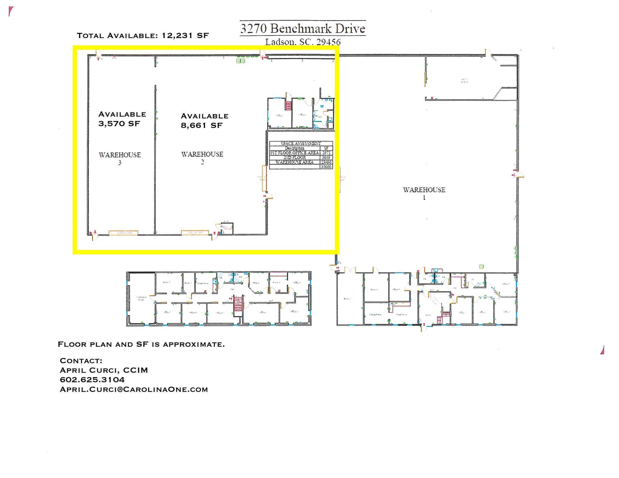 3270 Benchmark Dr, Ladson, SC for lease Site Plan- Image 1 of 26