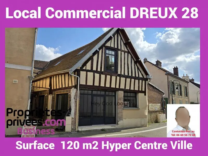 Commerce de détail dans Dreux à louer Photo du bâtiment- Image 1 de 10
