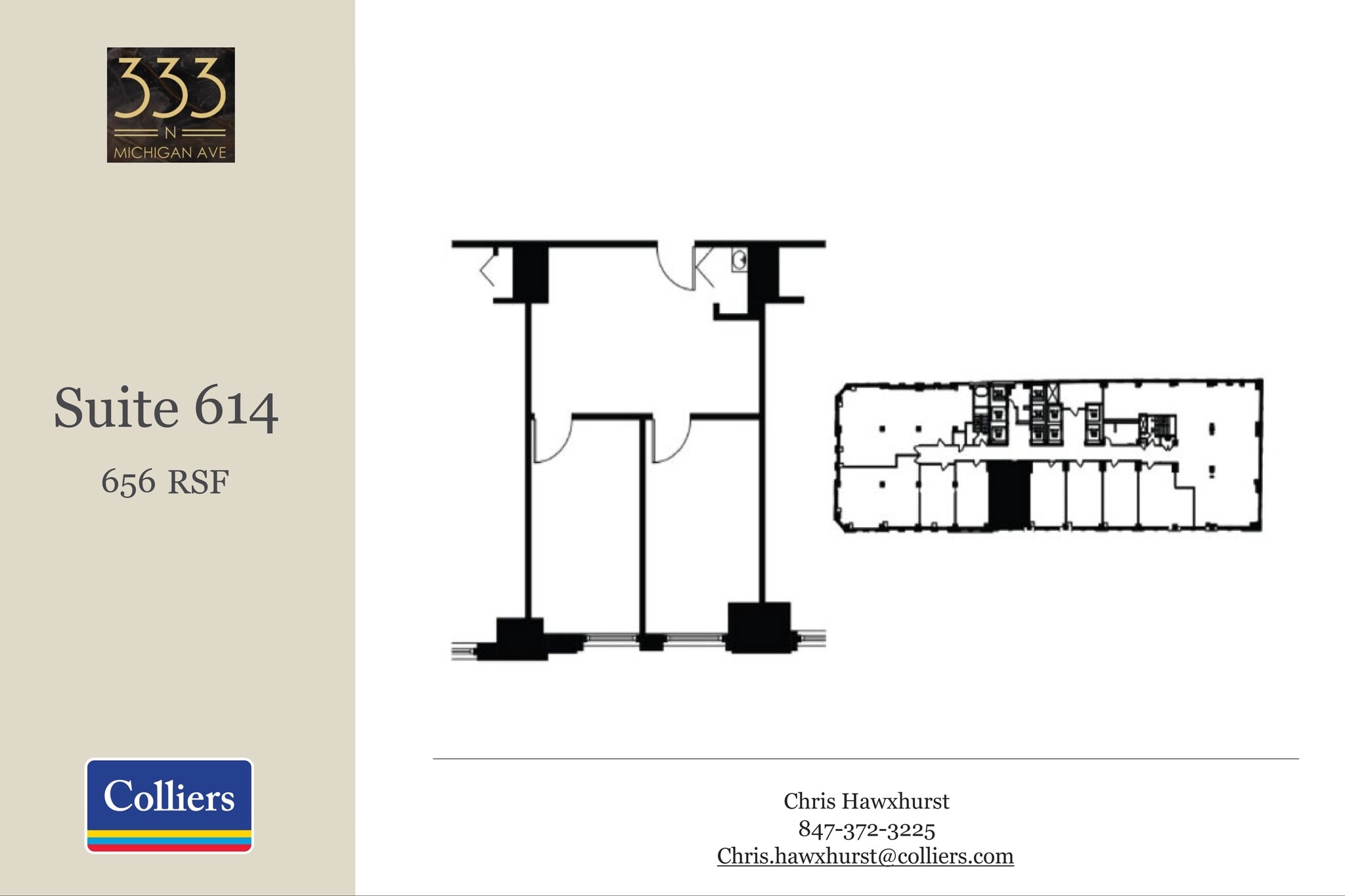 333 N Michigan Ave, Chicago, IL for lease Floor Plan- Image 1 of 1