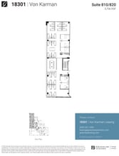 18201 Von Karman Ave, Irvine, CA for lease Floor Plan- Image 2 of 2