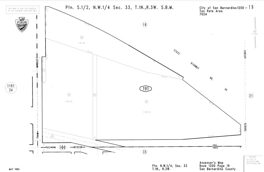 NEC Palm Ave. & Pacific St, Highland, CA à vendre - Photo du bâtiment - Image 2 de 2