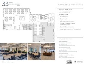 33 New Montgomery St, San Francisco, CA for lease Floor Plan- Image 1 of 5